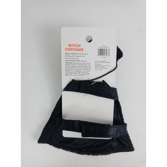 Thrills & Chills Collection Glow Witch Reptile Costume For Bearded Dragons - Picture 5 of 6